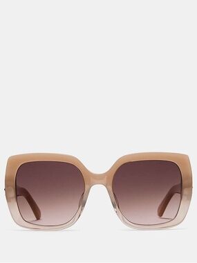 Kate Spade Tan Oversized Amaya Sunglasses
